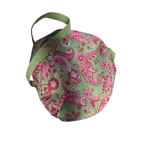 Pink and green picnic backpack - Picture 4 of 8